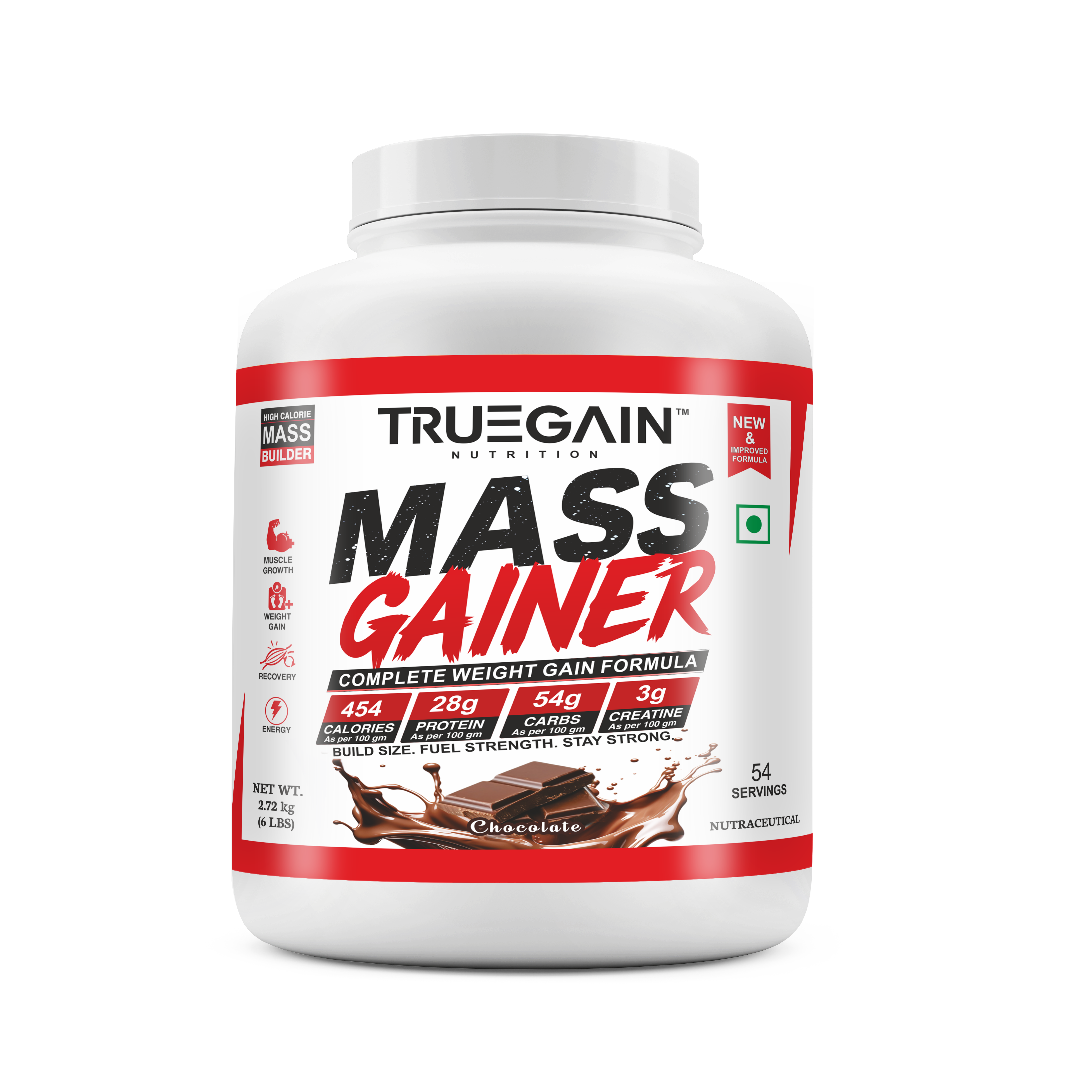 True Gain Mass Gainer Chocolate 6 LBS